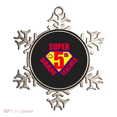 Super 5th Grade Teacher Ornament