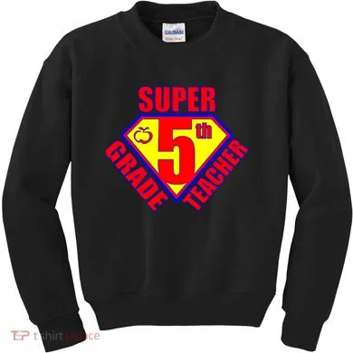 Super 5th Grade Teacher Kids Sweatshirt