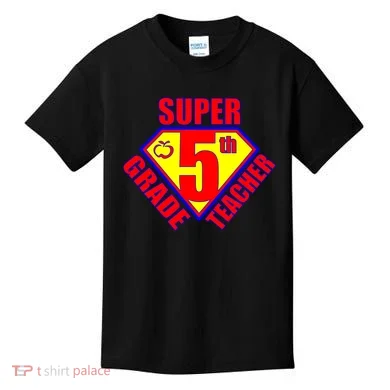 Super 5th Grade Teacher Kids T-Shirt