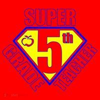 Super 5th Grade Teacher Santa Hat thumb 1