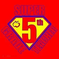Super 5th Grade Teacher Santa Hat thumb 1
