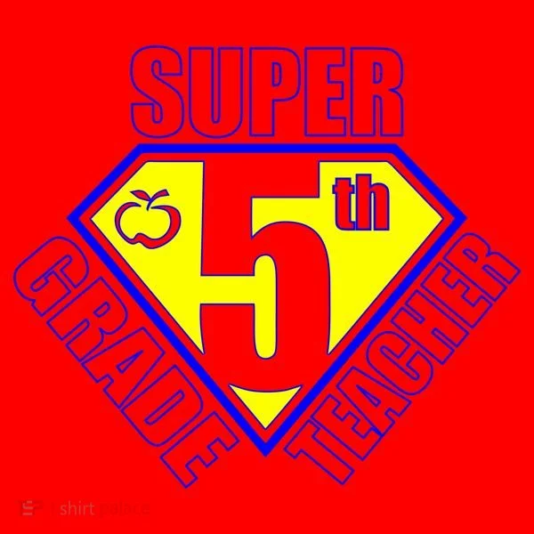 Super 5th Grade Teacher Santa Hat