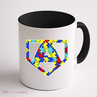 Super Autism Hero Coffee Mug back
