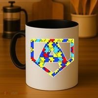 Super Autism Hero Coffee Mug thumb 4