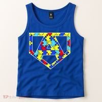 Super Autism Hero Tank Top thumb 2