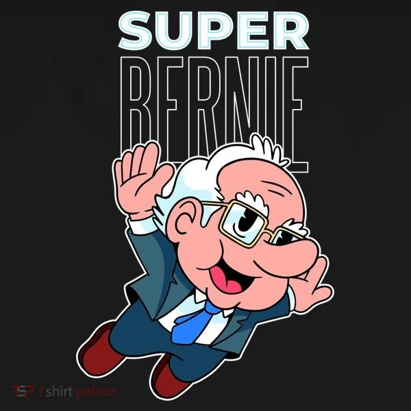 Super Bernie Sanders Doggie Tank