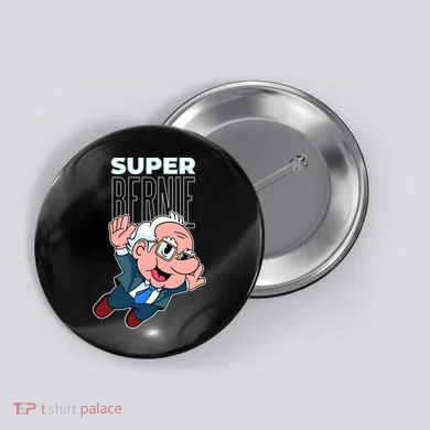 Super Bernie Sanders Button