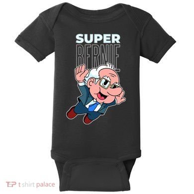 Super Bernie Sanders Baby Bodysuit