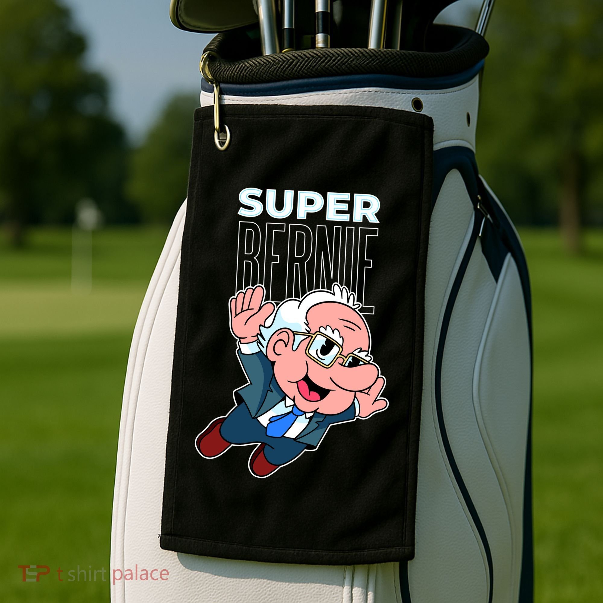 Super Bernie Sanders Golf Towel