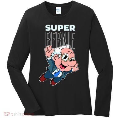 Super Bernie Sanders Women's Long Sleeve Shirt