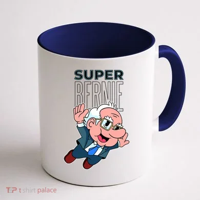 Super Bernie Sanders Coffee Mug back