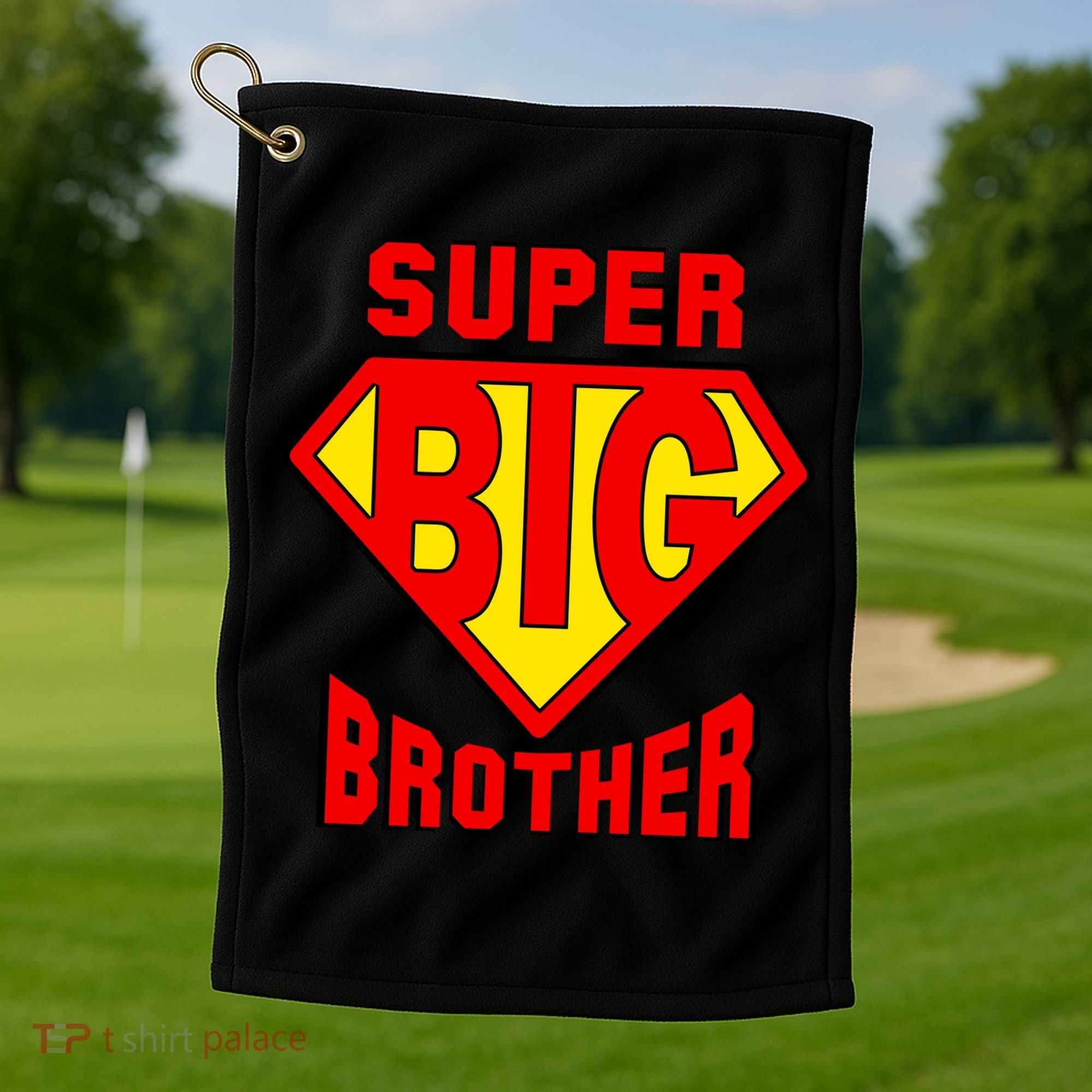 Super Big Brother Golf Towel
