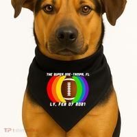 Super Big Game Kansas Football USA-Made Doggie Bandana thumb 1
