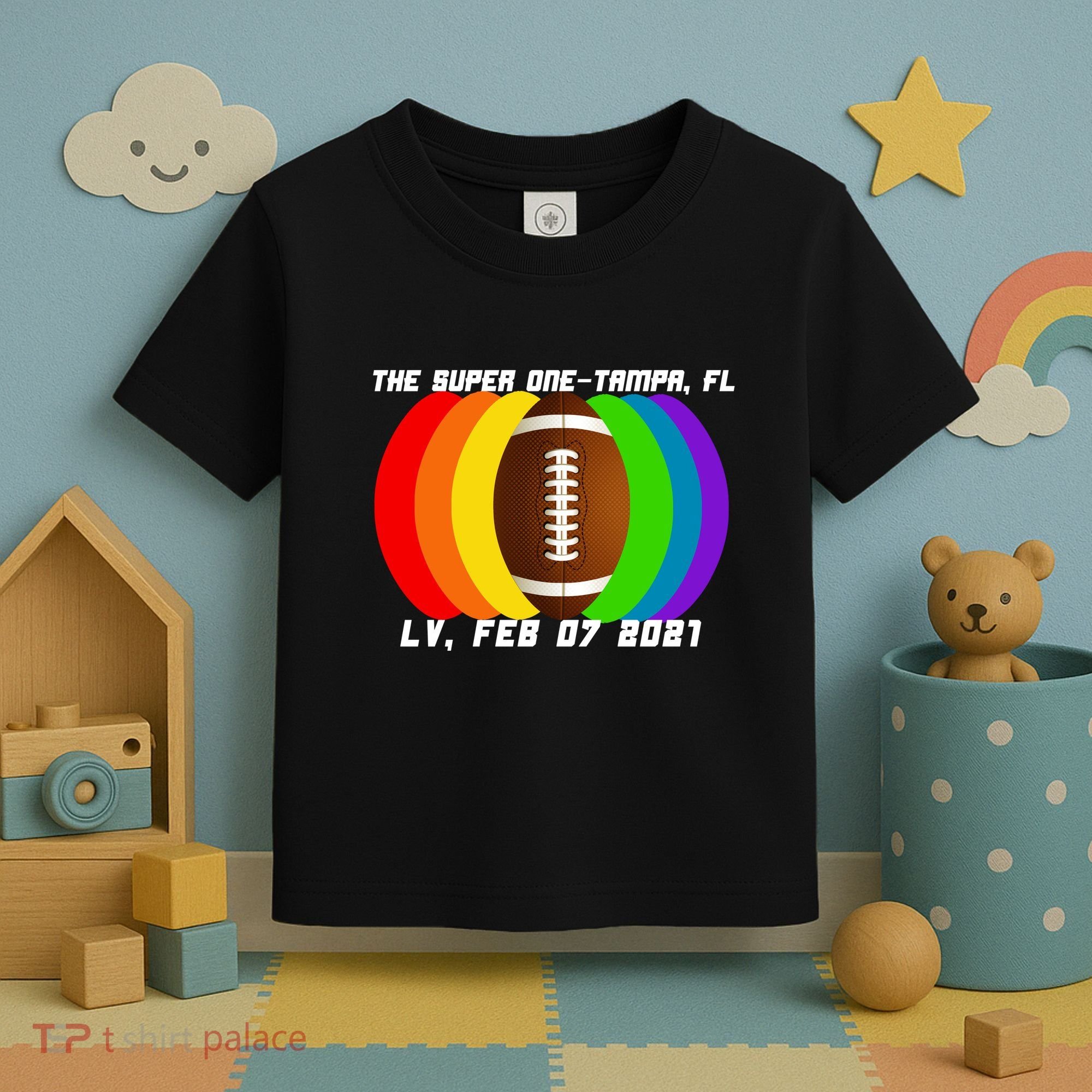 Super Big Game Kansas Football Toddler T-Shirt