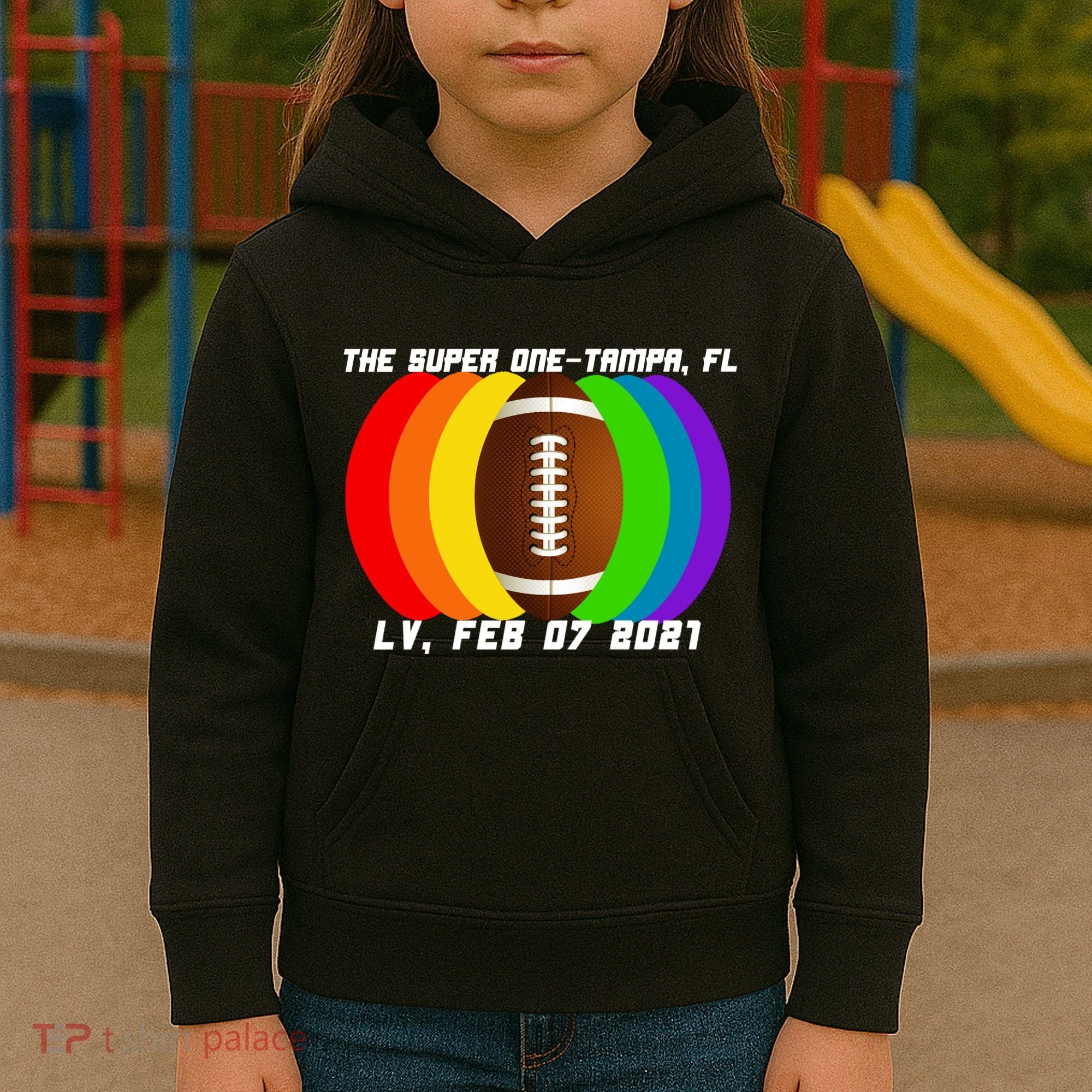 Super Big Game Kansas Football Kids Hoodie
