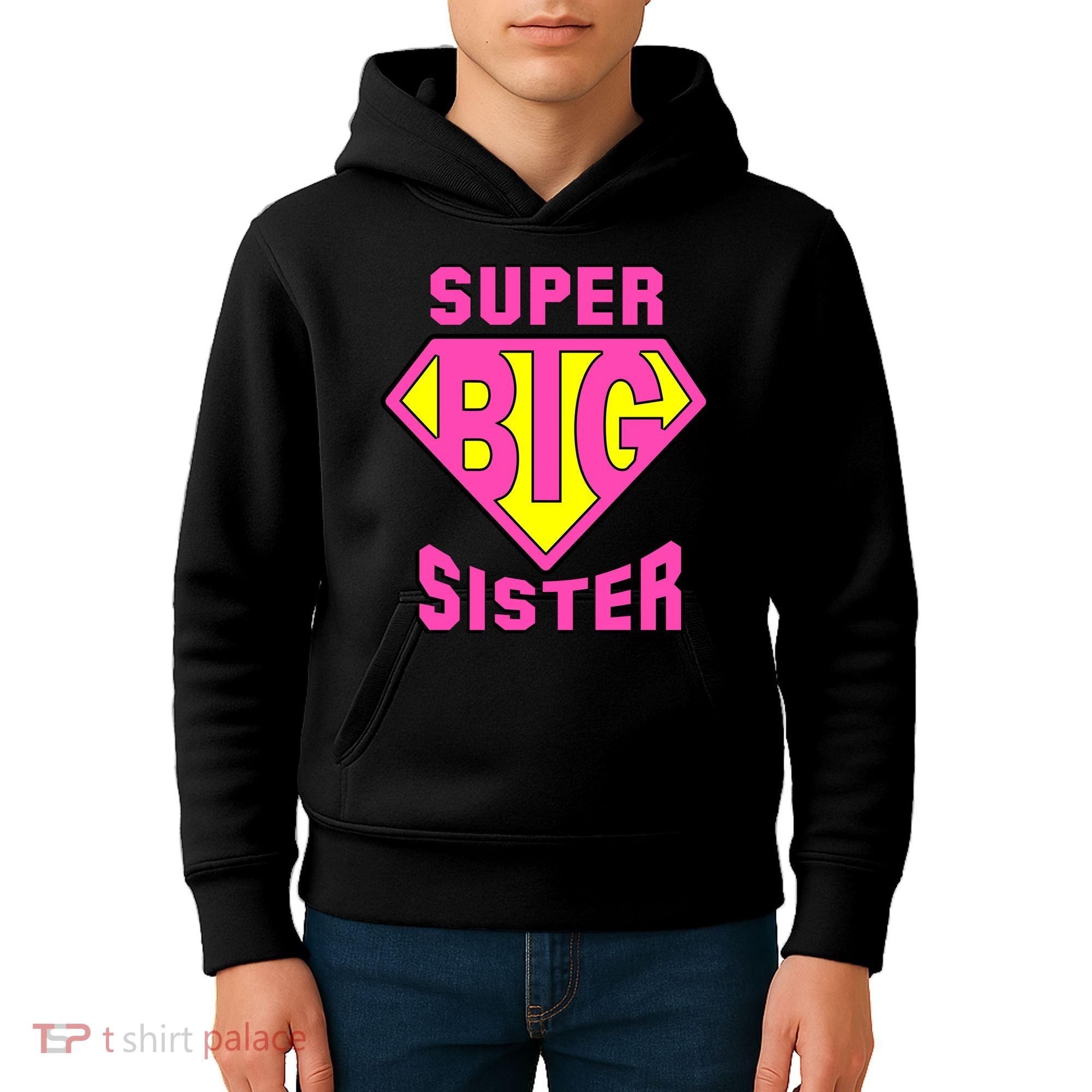 Super Big Sister Kids Hoodie