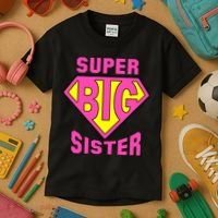 Super Big Sister Kids T-Shirt thumb 3