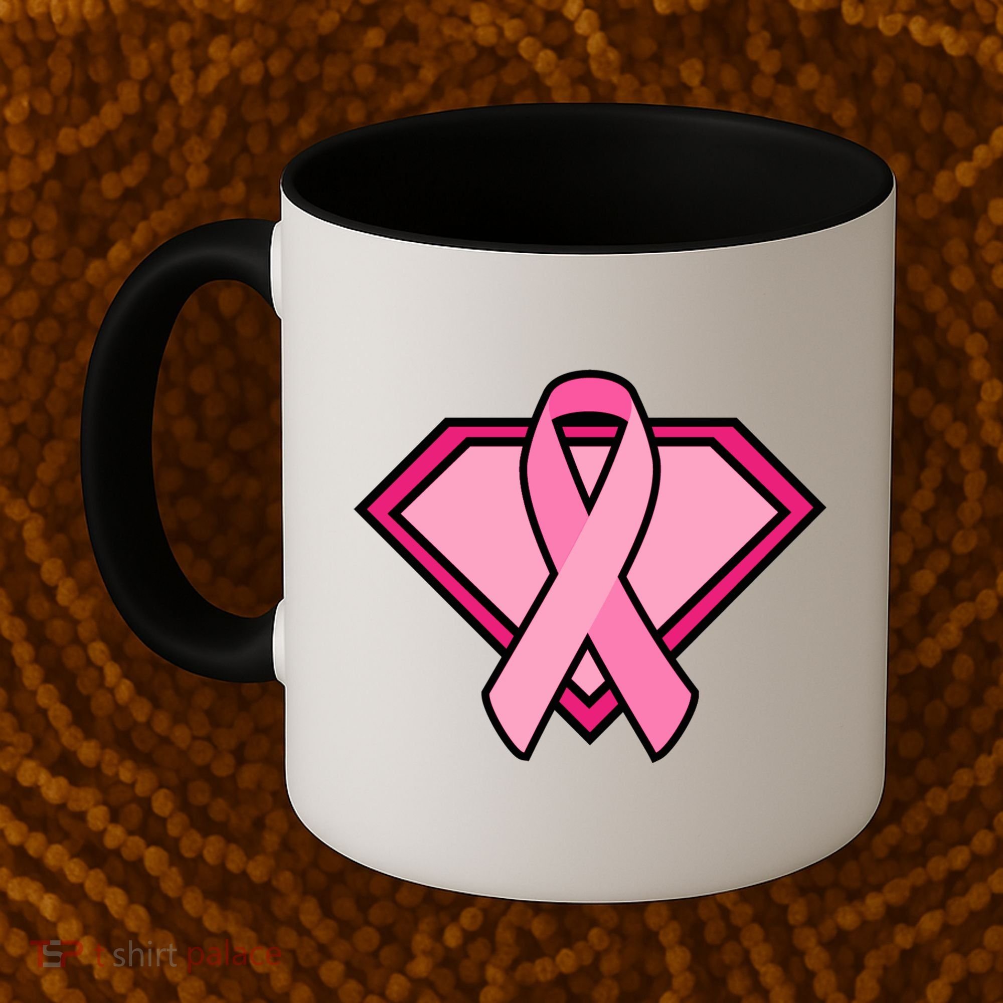 Super Breast Cancer Superhero Coffee Mug