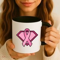 Super Breast Cancer Superhero Coffee Mug thumb 3