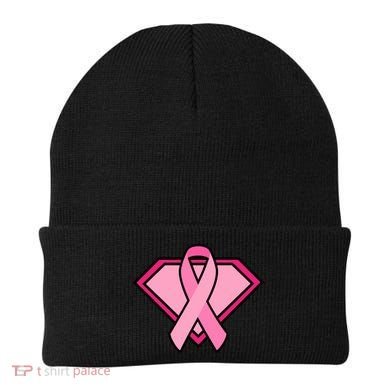 Super Breast Cancer Superhero Beanie