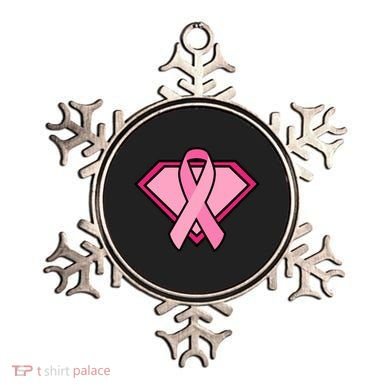 Super Breast Cancer Superhero Ornament