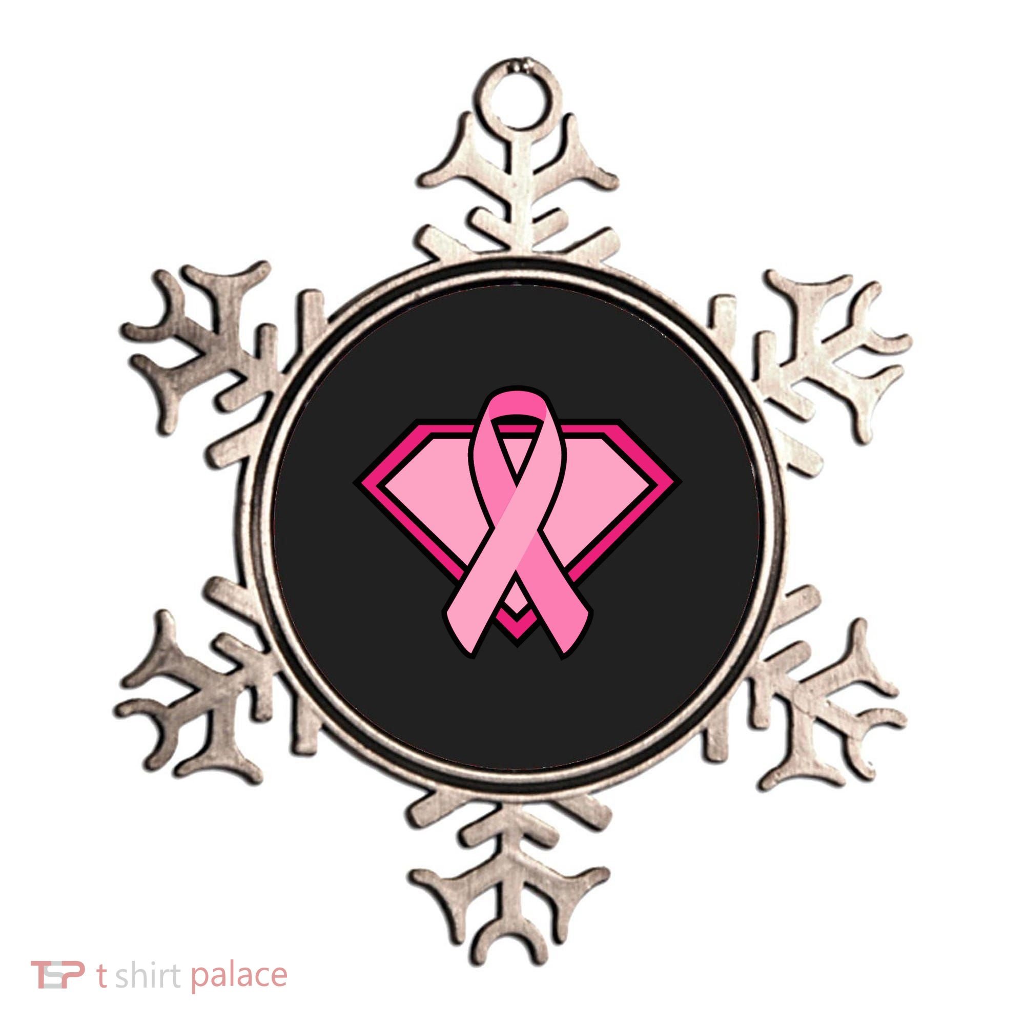 Super Breast Cancer Superhero Ornament