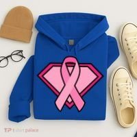 Super Breast Cancer Superhero Hoodie thumb 4