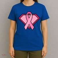 Super Breast Cancer Superhero T-Shirt thumb 4