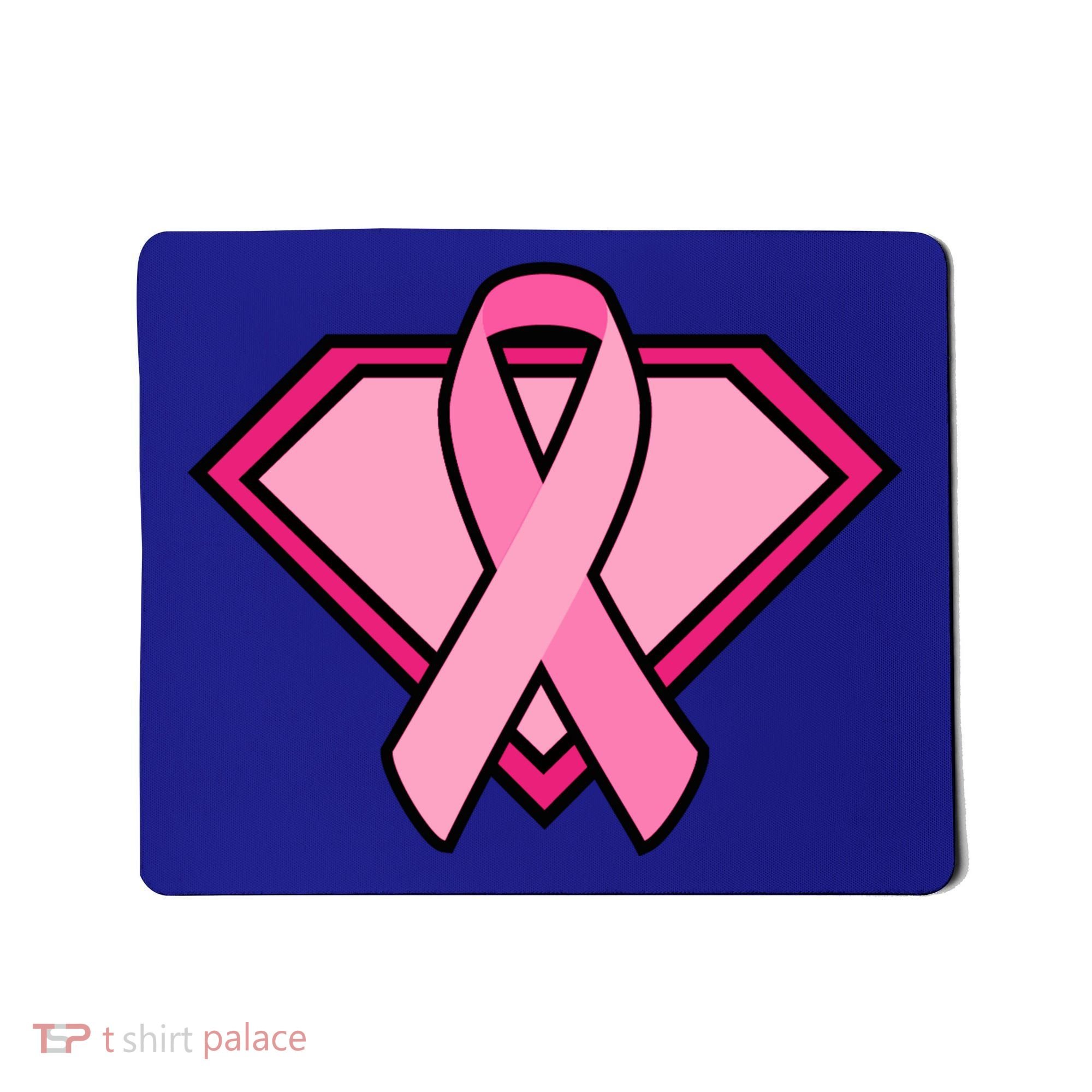 Super Breast Cancer Superhero Mousepad