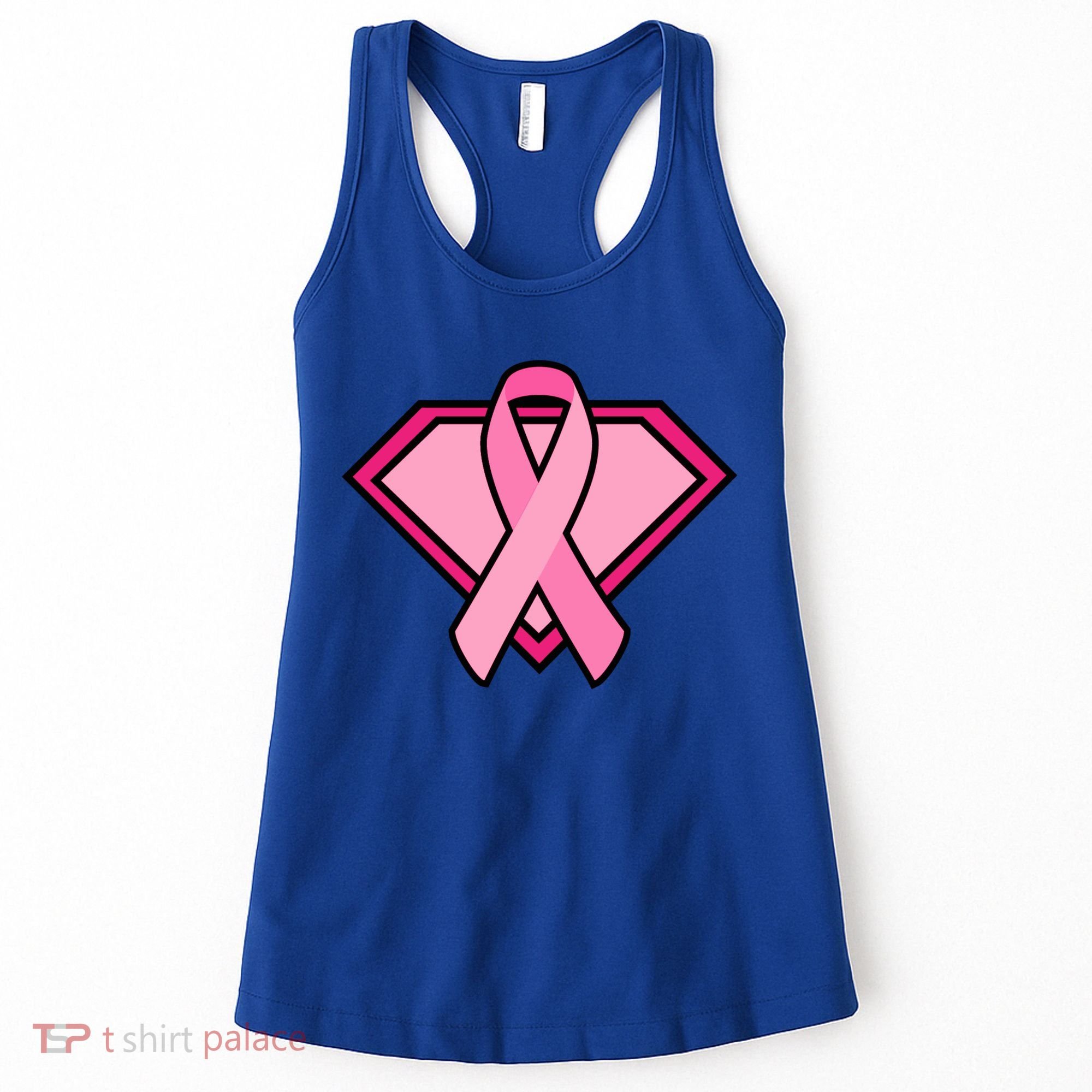 Super Breast Cancer Superhero Women's Tank Top