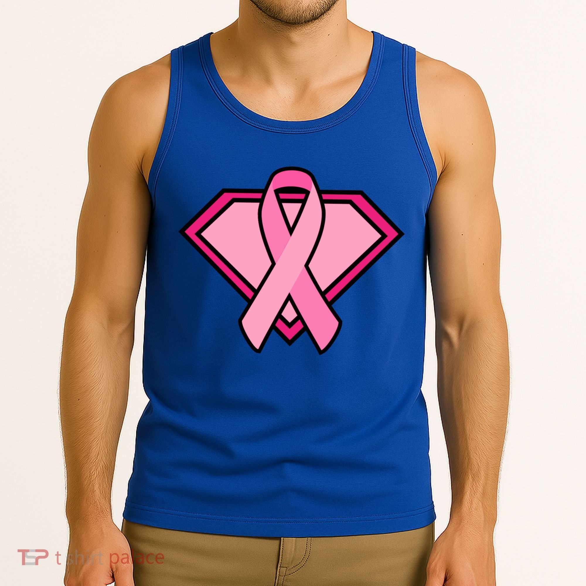 Super Breast Cancer Superhero Tank Top