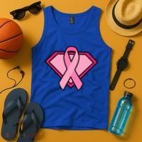 Super Breast Cancer Superhero Tank Top thumb 4