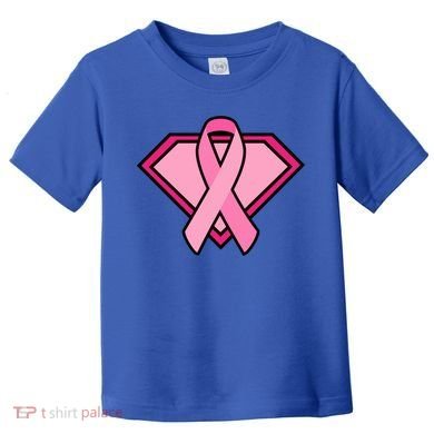 Super Breast Cancer Superhero Toddler T-Shirt