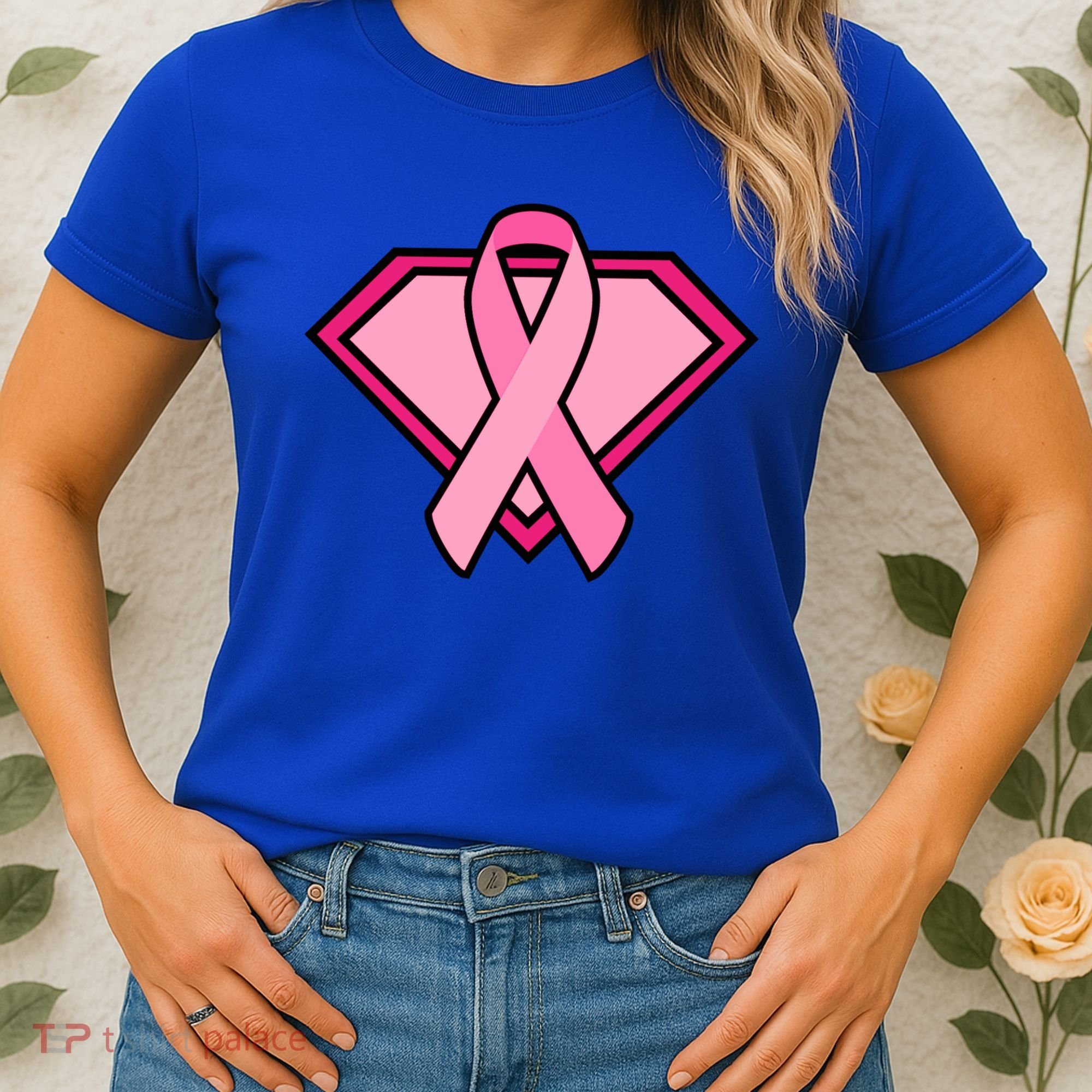 Super Breast Cancer Superhero Women's T-Shirt