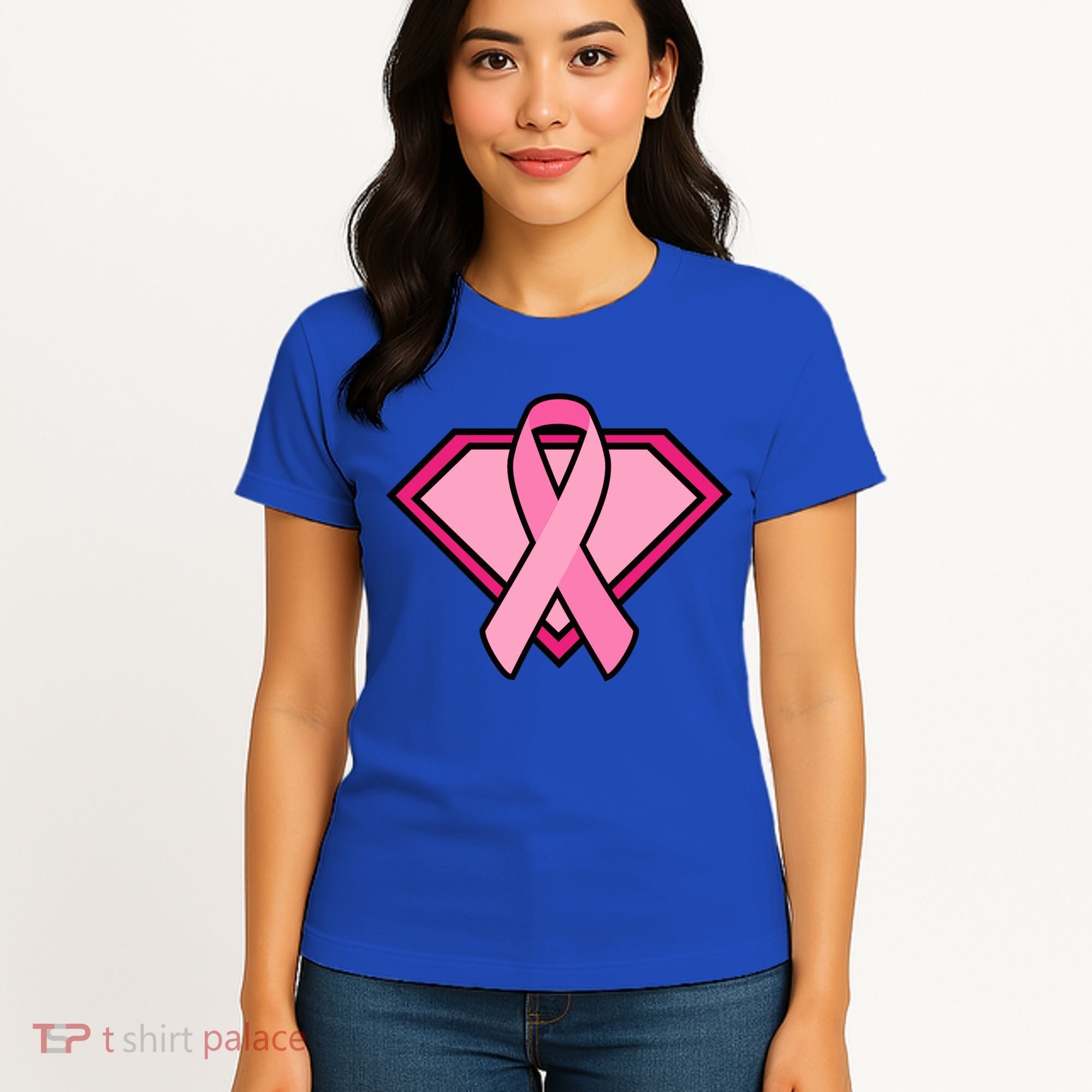 Super Breast Cancer Superhero Women's T-Shirt