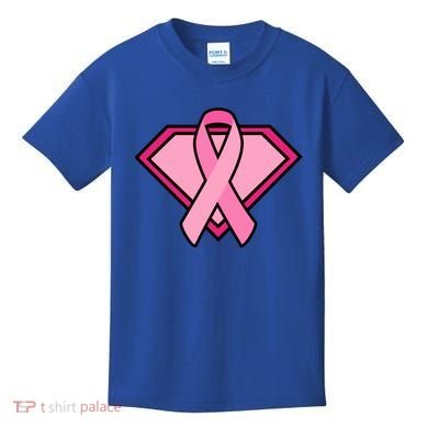 Super Breast Cancer Superhero Kids T-Shirt