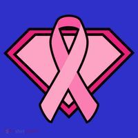 Super Breast Cancer Superhero Kids T-Shirt thumb 4