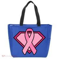 Super Breast Cancer Superhero Tote Bag thumb 0