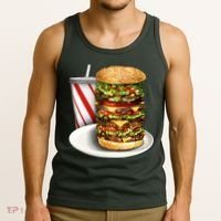 Super Burger Tank Top thumb 3