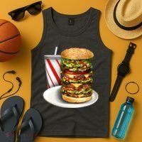 Super Burger Tank Top thumb 4