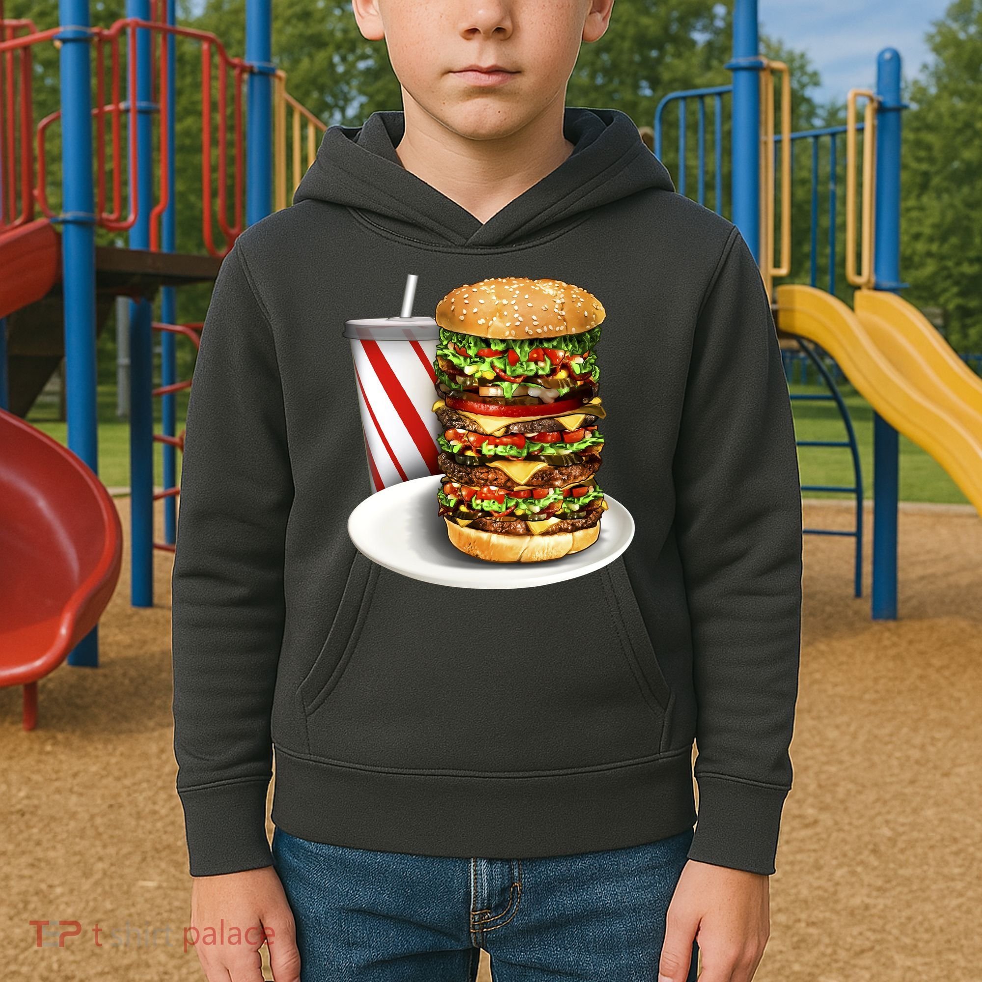 Super Burger Kids Hoodie