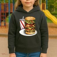 Super Burger Kids Hoodie thumb 3