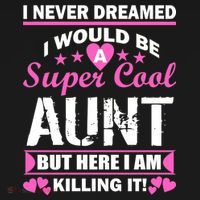 Super Cool Aunt Kiling It Hoodie thumb 2