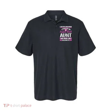 Super Cool Aunt Kiling It Polo