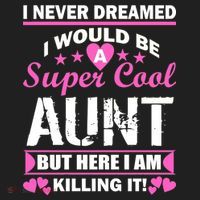 Super Cool Aunt Kiling It Tumbler thumb 3