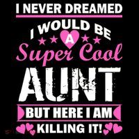 Super Cool Aunt Kiling It Kids Hoodie thumb 5