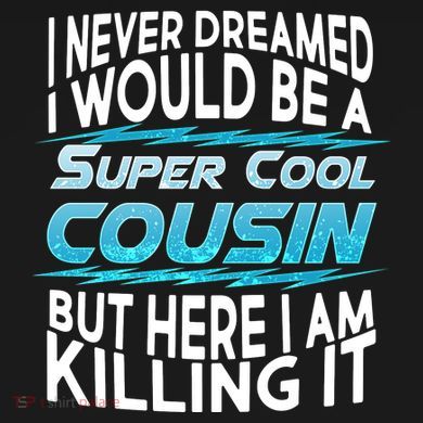 Super Cool Cousin Cropped Pullover Crew