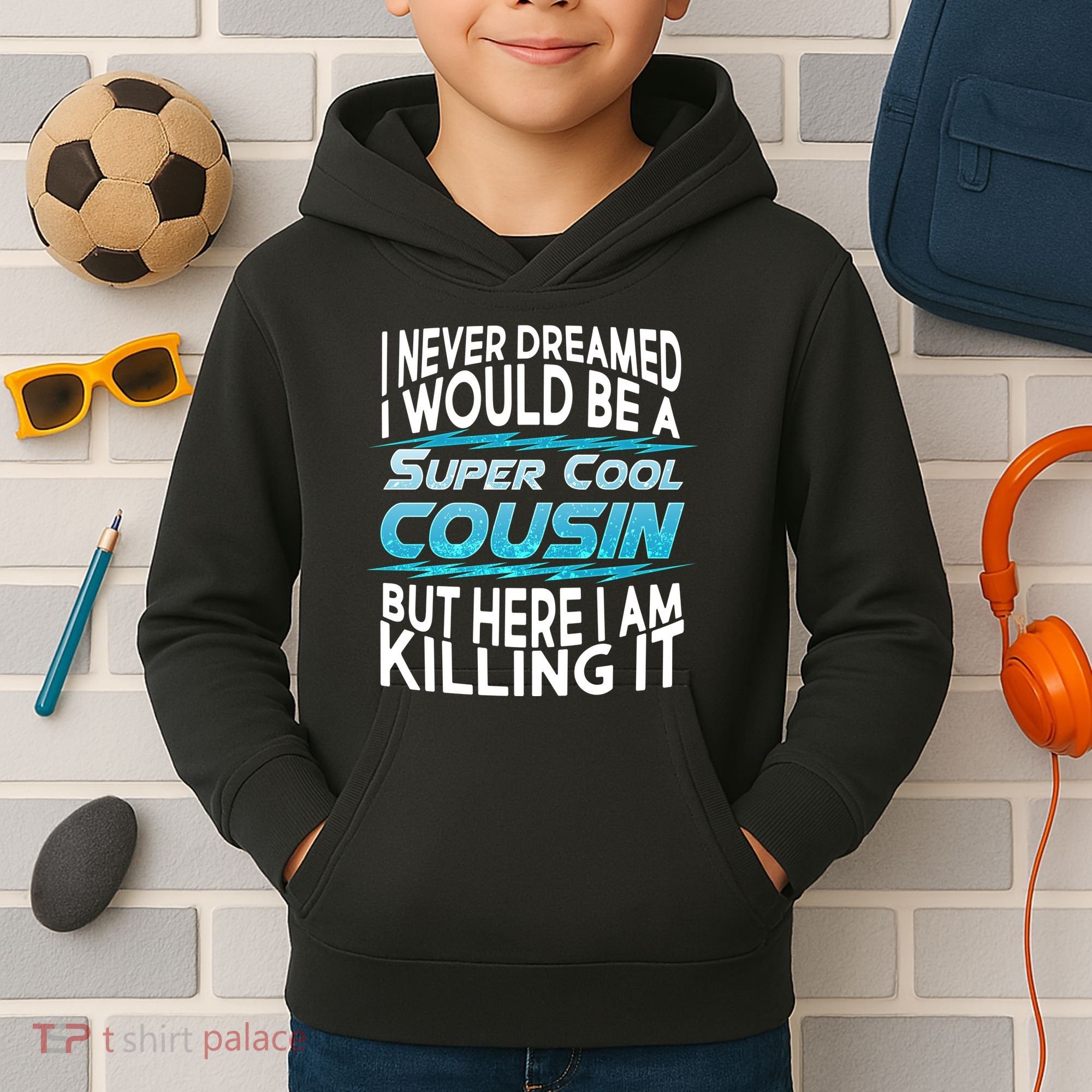 Super Cool Cousin Kids Hoodie
