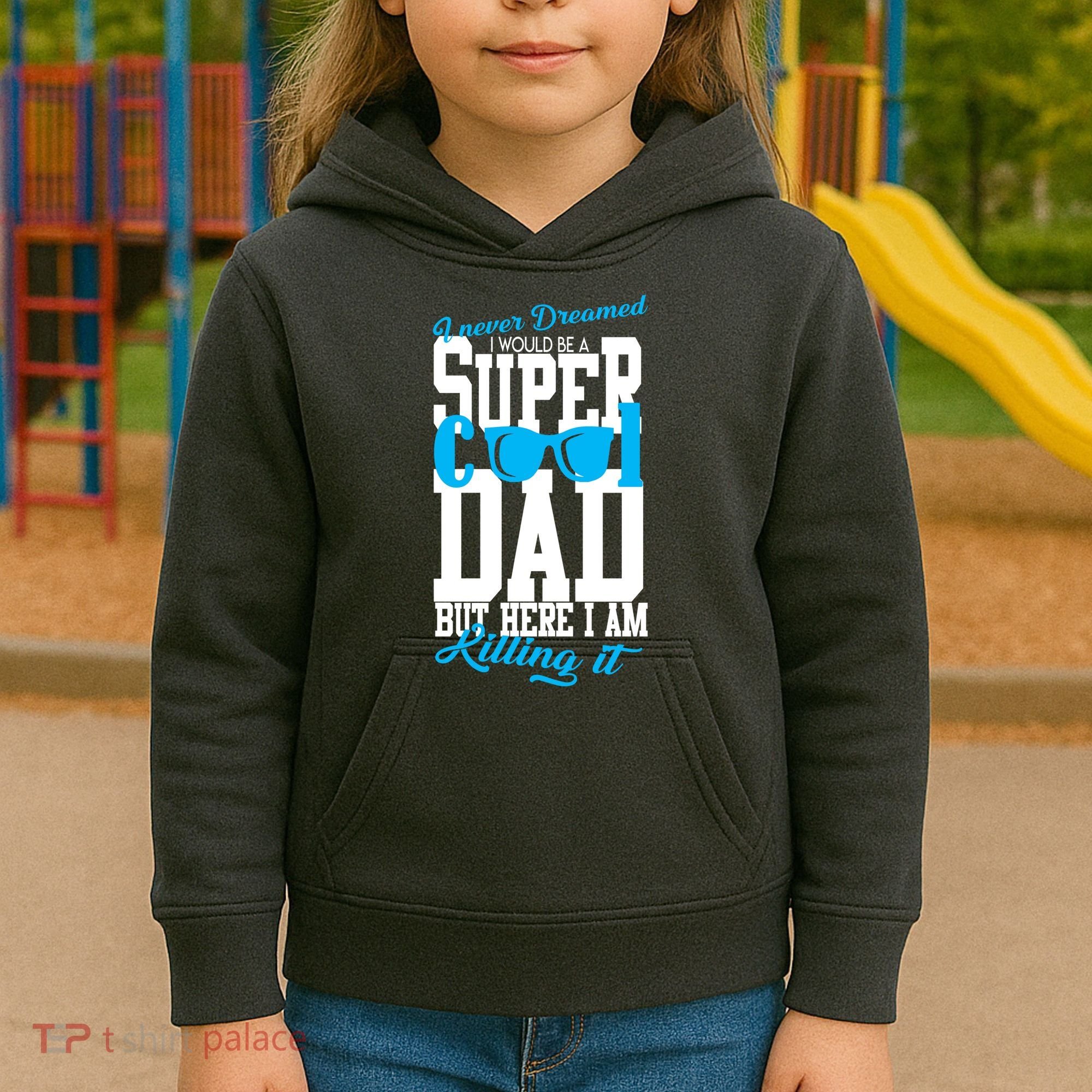 Super Cool Dad Kids Hoodie