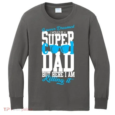 Super Cool Dad Kids Long Sleeve Shirt